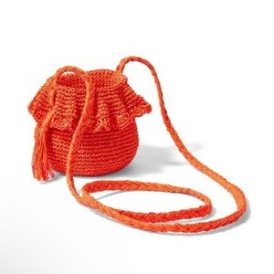 NWT RHODE x Target Crochet Bucket Bag - Orange